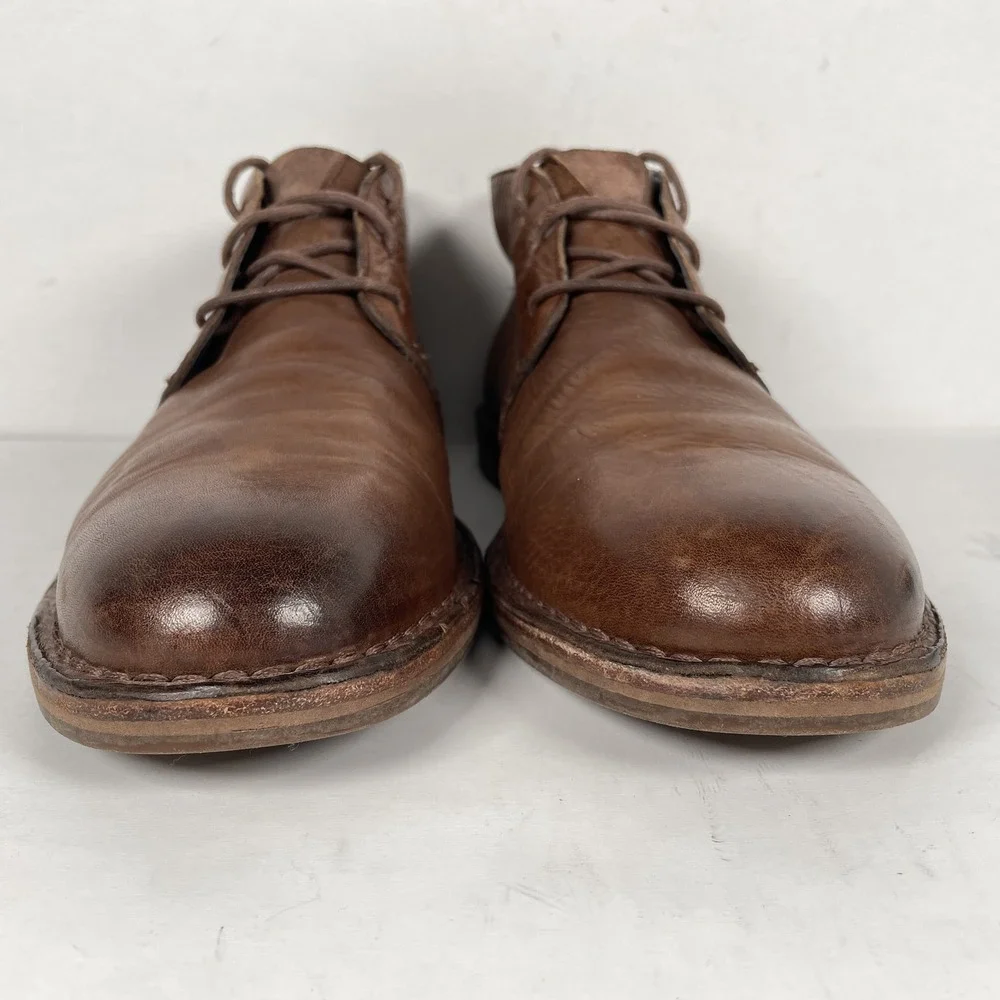 Cole Haan Chukka Boots Mens Size 11 M Brown Leather Lace Up Dress Casual Shoes